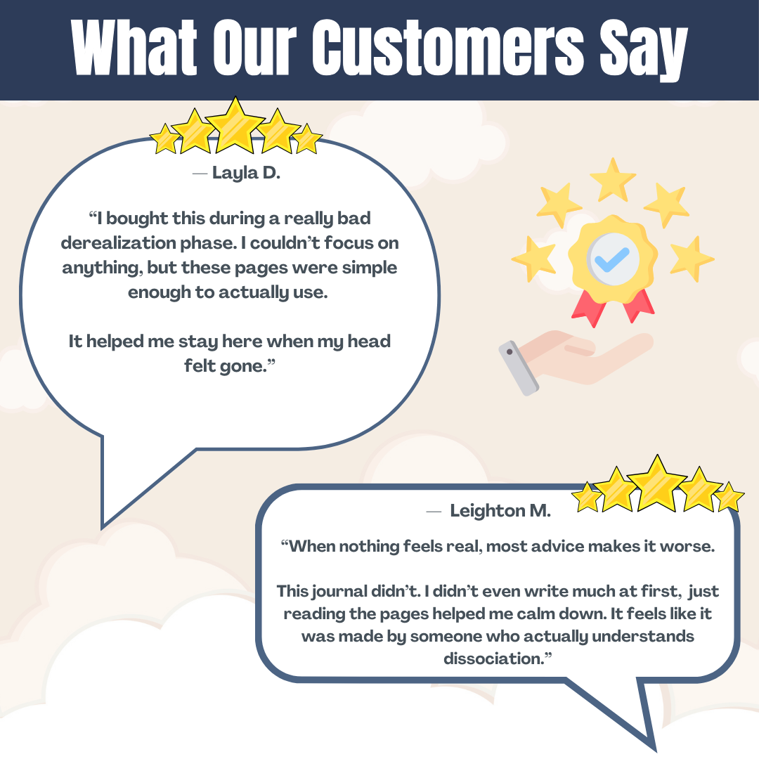 “The Nothing Feels Real Survival Pages” - A Grounding Journal for Dissociation, Fog, and Derealization.