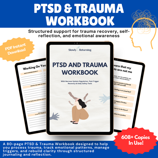PTSD & Trauma Workbook - A Practical, Supportive Workbook For Healing.