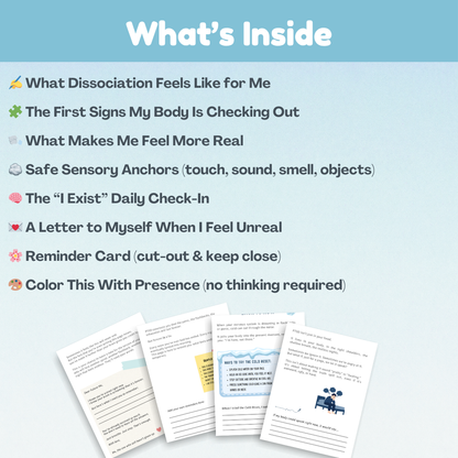 I Don’t Feel Like a Person - A Reconnection Journal for DPDR, Numbness & Emotional Disconnection