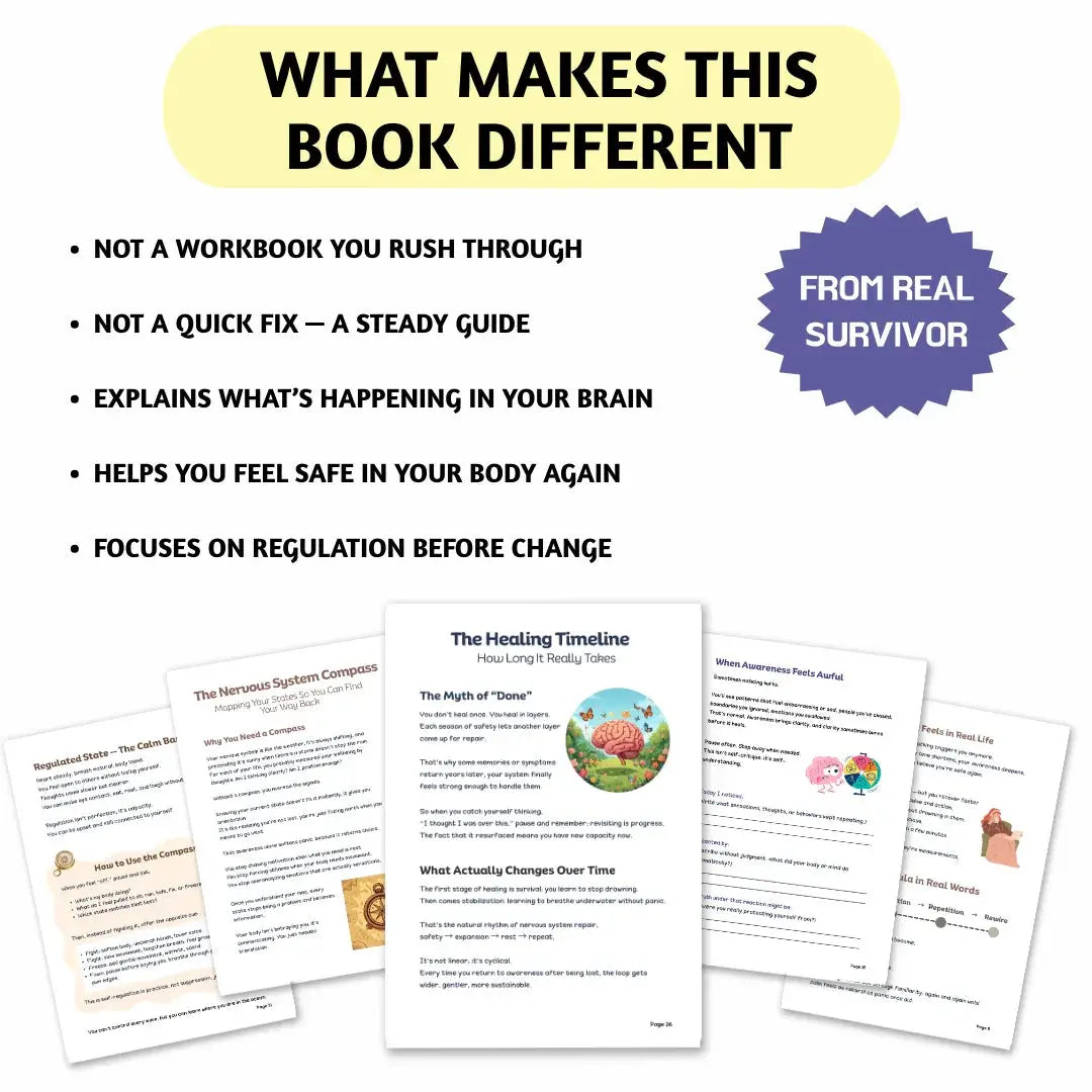 The Healing Brain Handbook - 85+ Pages Designed To Support Real Healing Routines. My Store