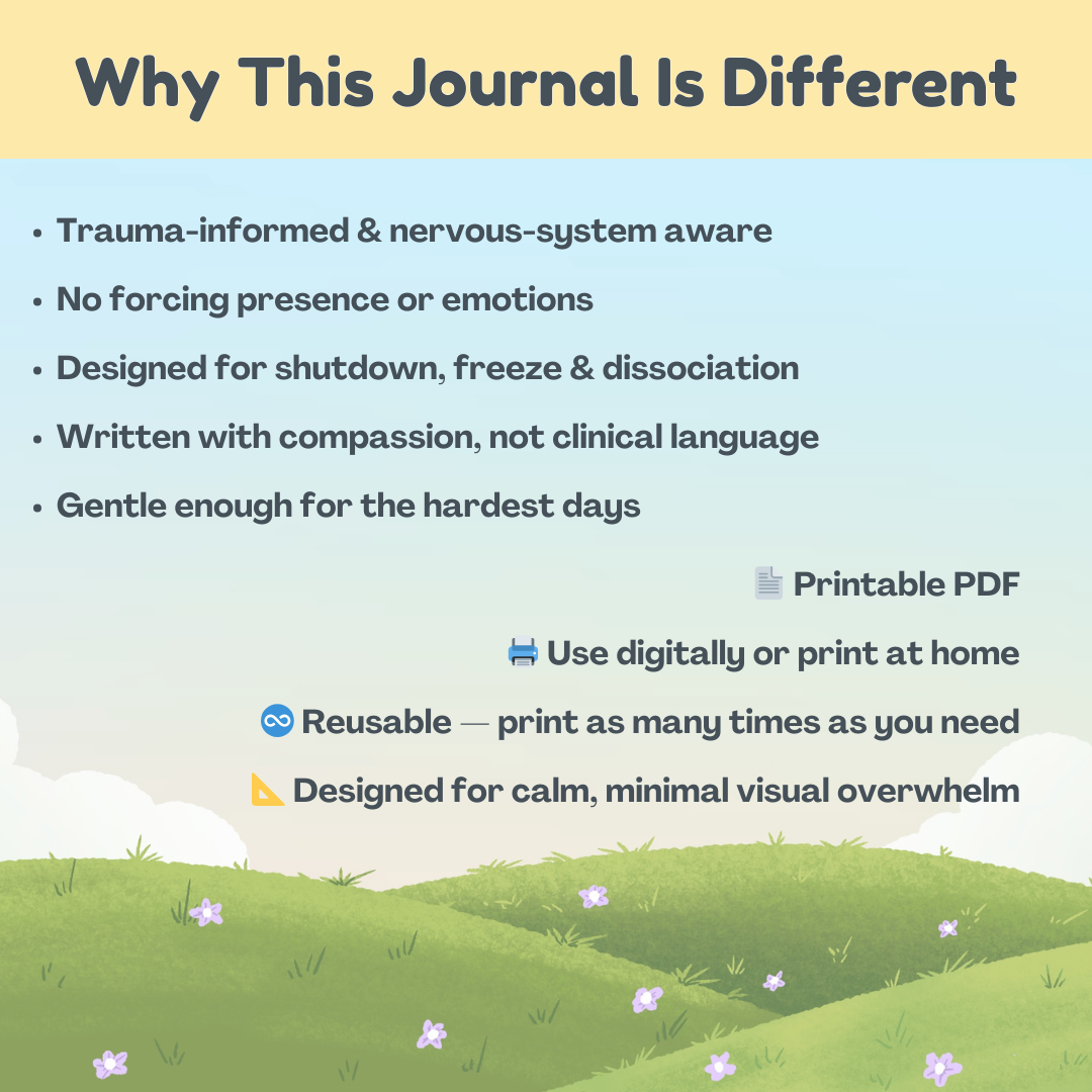 I Don’t Feel Like a Person - A Reconnection Journal for DPDR, Numbness & Emotional Disconnection