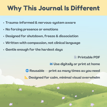 I Don’t Feel Like a Person - A Reconnection Journal for DPDR, Numbness & Emotional Disconnection