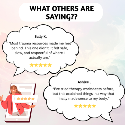 Trauma Reprocessing Workbook - 50+ Pages - Built From Lived Experience