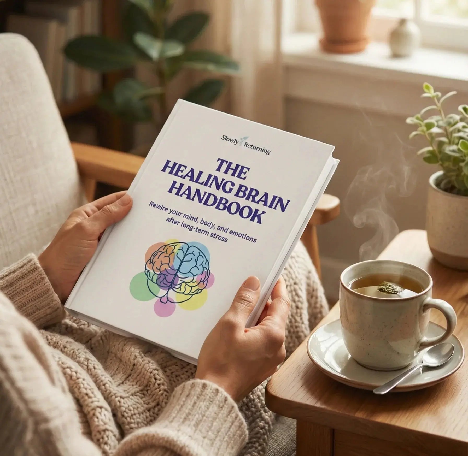 The Healing Brain Handbook - 85+ Pages Designed To Support Real Healing Routines. My Store